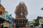 ஸ்ரீவி., ஆண்டாள் ஆடிப்பூரத் திருவிழா; தயாராகுது தேர்