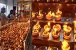 சித்தாபுதூர் ஐயப்பன் கோவிலில் பக்தர்கள் நெய் தீப வழிபாடு