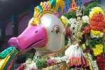 அன்ன வாகனத்தில் நாச்சியார் திருக்கோலத்தில் சுந்தரராஜ பெருமாள் வலம்