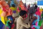 பழநியில் விநாயகர் சிலை தயாரிப்பு மும்முரம்