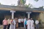 வீரட்டானேஸ்வரர் கோவில் தீர்த்தவாரி மண்டப திருப்பணி துவக்கம்