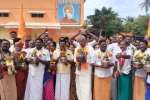 அயோத்தி ராமர் கோவில் கும்பாபிஷேகத்திற்கு ராமேஸ்வரம் 22 புனித தீர்த்தம் சென்றது