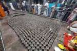 உலக நன்மைக்காக ராமேஸ்வரம் கோயிலில் 1008 கலசநீர் அபிஷேகம்