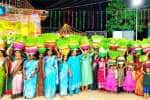 குரும்பபட்டி மாரியம்மன் கோவில் திருவிழாவில் முளைப்பாரி ஊர்வலம்