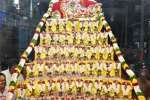 திருப்பூர் ஸ்ரீவிஸ்வேஸ்வரர் கோவிலில் 63 நாயன்மாருக்கு காட்சியளித்த பஞ்சமூர்த்திகள்