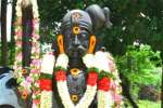 நத்தம் சந்தனக்கருப்பு சுவாமி கோவிலில் பாலாலய பூஜை