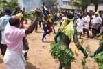 திரவுபதி அம்மன் கோயில் விழாவில் வீமன் வேஷம் நிகழ்வு