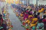 புதுப்பாளையம் மாரியம்மன் கோவிலில் திருவிளக்கு  பூஜை
