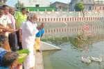 வியாசர்பாடி ரவீஸ்வரர் கோவில் குளம்  ரூ.1.38 கோடியில் புனரமைத்து திறப்பு