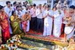 திருவேற்காடு தேவி கருமாரியம்மன் கோவிலில் ரூ.17.47 கோடியில் 3 ராஜகோபுரத்திற்கு அடிக்கல்