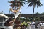ஆதிமூர்த்தி பெருமாள் கோவிலில் பிரம்மோத்ஸவ கொடியேற்றம்