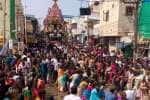 குன்றத்துார் திருநாகேஸ்வரர் கோவிலில் தேரோட்டம் கோலாகலம்