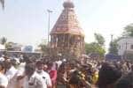 திருவெற்றியூர் பாகம்பிரியாள் கோயிலில் சித்திரை தேரோட்டம்