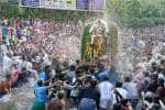 அழகர் வேடத்தில் மருதாநதியில் இறங்கிய சித்தரேவு வரதராஜபெருமாள்