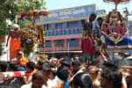 எழுமலையில் பெருமாள் முருகனுக்கு எதிர்சேவை