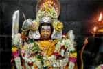காரைக்கால் பத்ரகாளியம்மன் கோவிலில் காப்பு கட்டு நிகழ்ச்சி