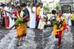குன்னத்தூர் பொங்காளியம்மன் கோவில் குண்டம் திருவிழா : பக்தர்கள் இறங்கினர்