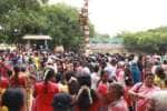 திருத்தணி திரவுபதியம்மன் கோவிலில் அர்ச்சுனன் தபசு