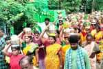 திருவாலங்காடு மந்தவெளியம்மனுக்கு பக்தர்கள் பால்குட ஊர்வலம்