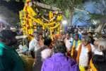 ஆண்கள் மட்டுமே பங்கேற்ற கருப்பணசாமி கோவில் திருவிழா; 560 ஆடுகள் பலியிட்டு