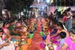 சித்தேரிக்கரை சிவசக்தி மாரியம்மன் கோவிலில் விளக்கு பூஜை