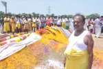 திருத்தணி திரவுபதியம்மன் கோவிலில் துரியோதனன் படுகளம்
