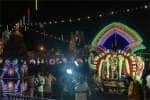 வில்லியனுார் திருக்காமீஸ்வரர் கோவிலில் தெப்பல் உற்சவம் 