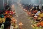 சுயம்பு மண்டு காளியம்மன் கோயிலில் குத்து விளக்கு பூஜை