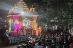 அரியக்குடி திருவேங்கடமுடையான் கோயில் தெப்பத் திருவிழா.