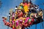 41 அடி உயர மகா காளியம்மனுக்கு கும்பாபிஷேகம் கோலாகலம்