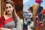 அருப்புக்கோட்டை கோயிலுக்கு இயந்திர யானை நன்கொடை வழங்கிய நடிகை திரிஷா