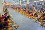 மேல்மலையனூர் அங்காளம்மன் கோவிலில் பவுர்ணமி திருவிளக்கு பூஜை