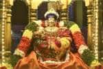 சந்தன காப்பு அலங்காரத்தில் இரும்பை பாலா திரிபுரசுந்தரி அம்பாள் அருள்பாலிப்பு