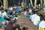 கரந்தமலை கருப்பசாமி கோவிலில் 50 கிடாய்கள் வெட்டி ஆண்கள் மட்டும் வழிபாடு