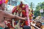 ராமேஸ்வரத்தில் சுவாமி, அம்மன் மாலை மாற்றினர் : நாளை ஆடித் திருக்கல்யாணம்