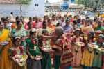 பல்லடத்தில் சப்த கன்னியர் பூஜையுடன் மாகாளி அம்மனுக்கு வழிபாடு