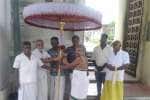 லட்சுமி நாராயண பெருமாள் கோவிலுக்கு திருக்குடை காணிக்கை