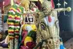 திருக்கூடல்மலை நவநீத பெருமாள் குதிரை வாகனத்தில் மானாமதுரைக்கு எழுந்தருளல்