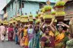 சின்ன மாரியம்மன் கோவிலில் மழை வேண்டி முளைப்பாரி திருவிழா
