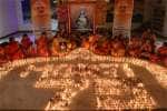 பிரதமர் மோடி பிறந்த நாளில் ஒளிர்ந்த 1,460 விளக்குகள்