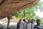 திருமயம் கோட்டையில் பாறை ஓவியம் கண்டுபிடிப்பு