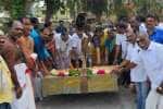கொளஞ்சியப்பர் கோவிலுக்கு புதிய கோபுரங்களுக்கு கருங்கல் பதிப்பு சிறப்பு பூஜையுடன் துவக்கம்