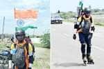 12 ஜோதிர்லிங்க தலங்களுக்கு ஸ்கேட்டிங் யாத்திரை செல்லும் வாலிபர்