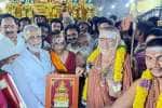 ஏகாம்பரநாதருக்கு புதிய தங்கத்தேர் கோவில் நிர்வாகத்திடம் ஒப்படைப்பு