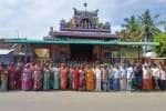 அறநிலையத்துறை அதிகாரிகளை உள்ளே விட மாட்டோம் என கோவில் முன் திரண்ட மக்களால் பரபரப்பு